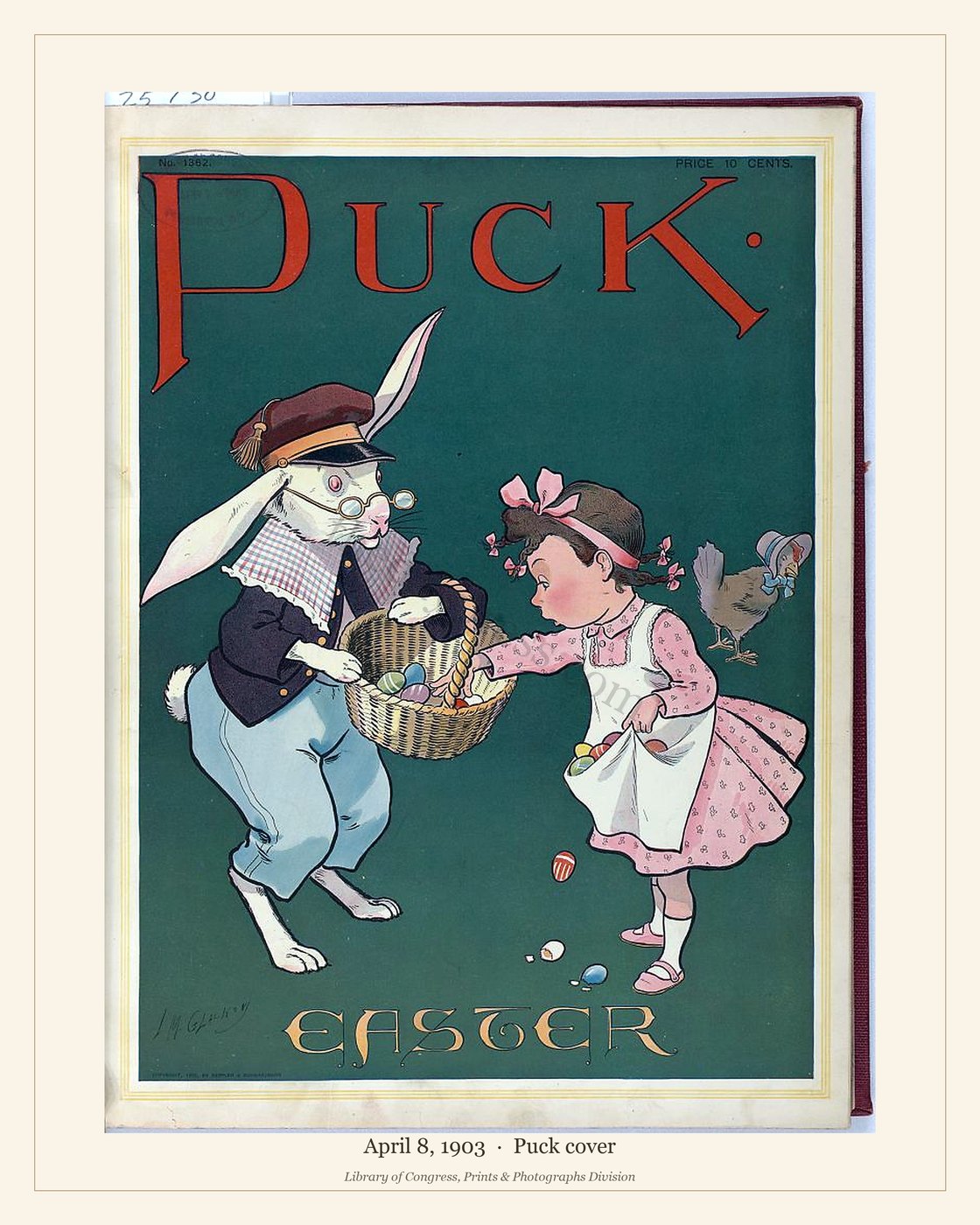 Puck cover — April 8, 1903 — watermarked preview