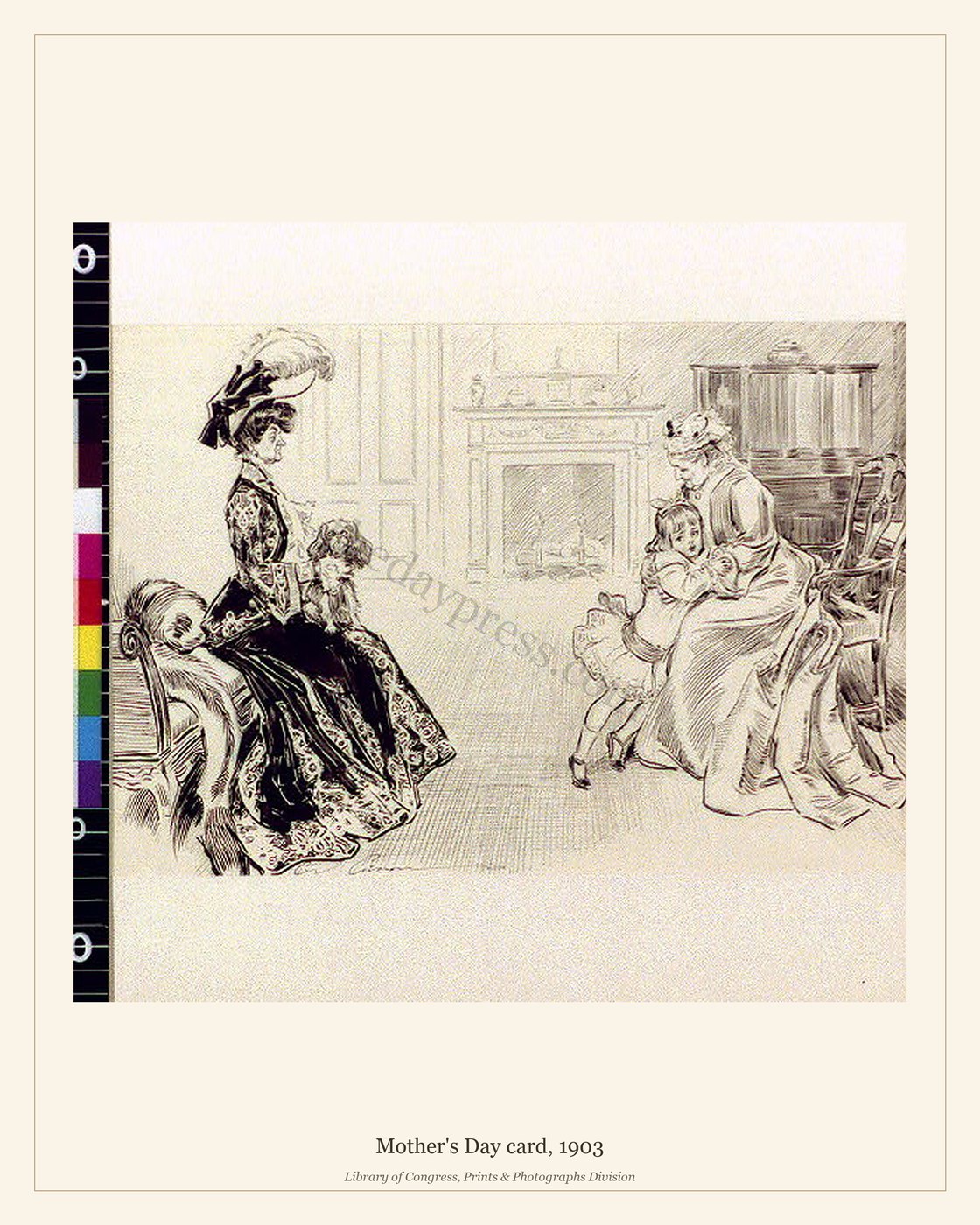 Mother's Day card, 1903 — watermarked preview
