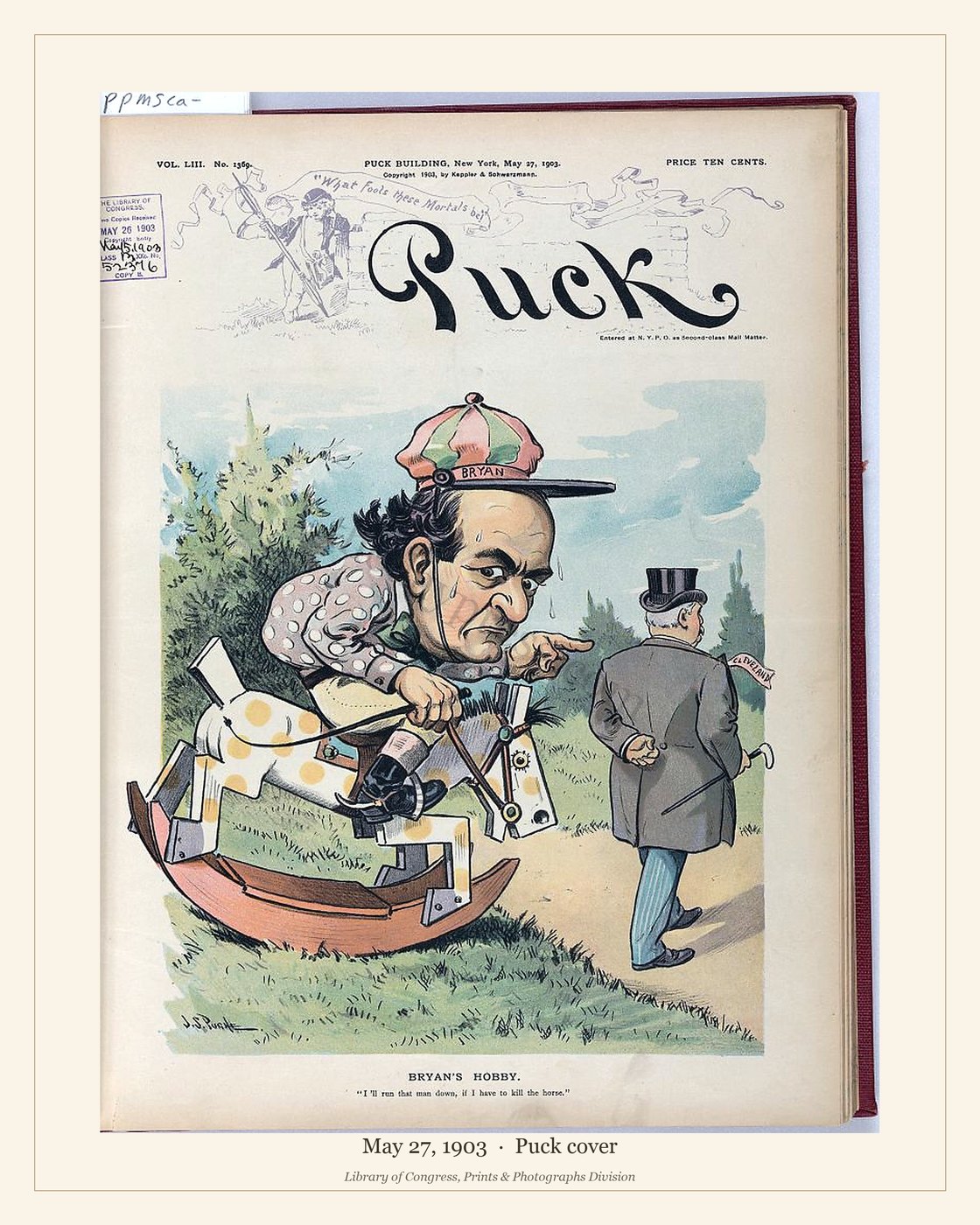 Puck cover — May 27, 1903 — watermarked preview