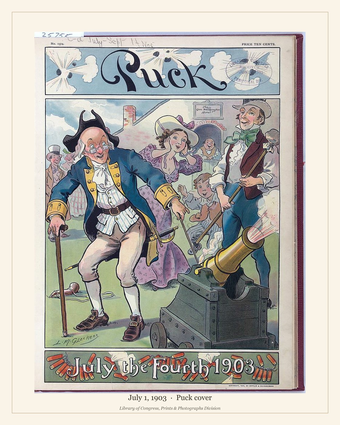 Puck cover — July 1, 1903 — watermarked preview