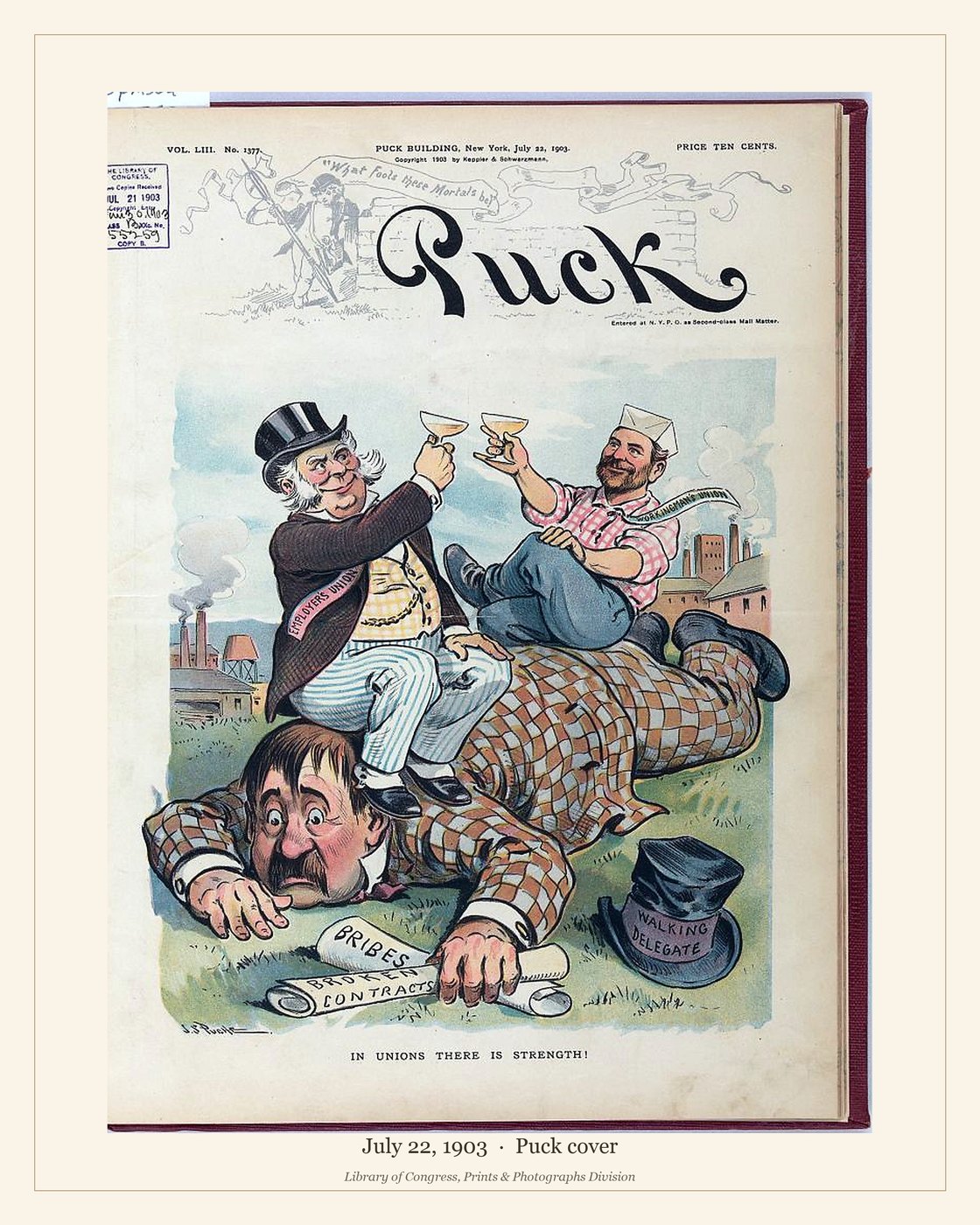 Puck cover — July 22, 1903 — watermarked preview