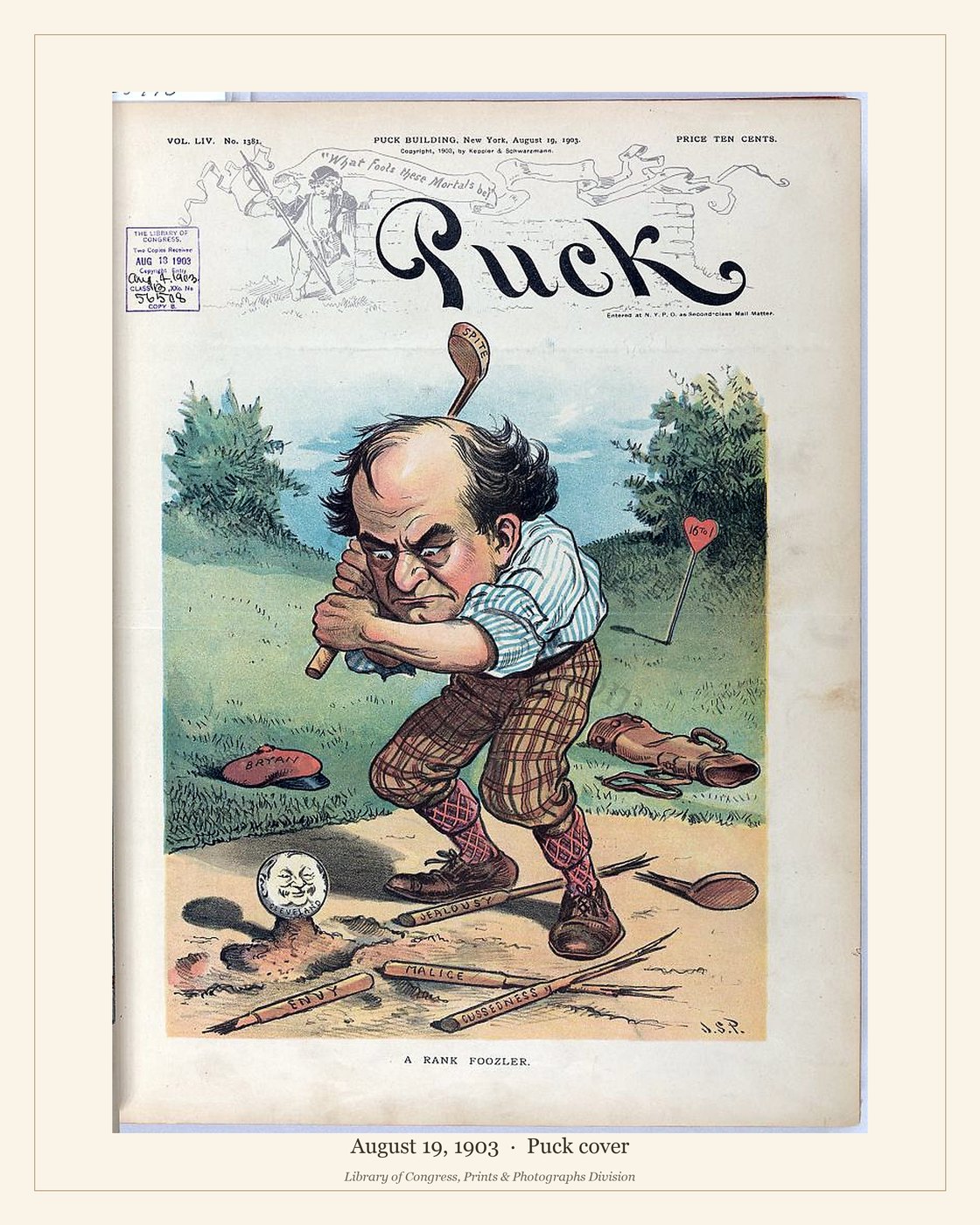 Puck cover — August 19, 1903 — watermarked preview