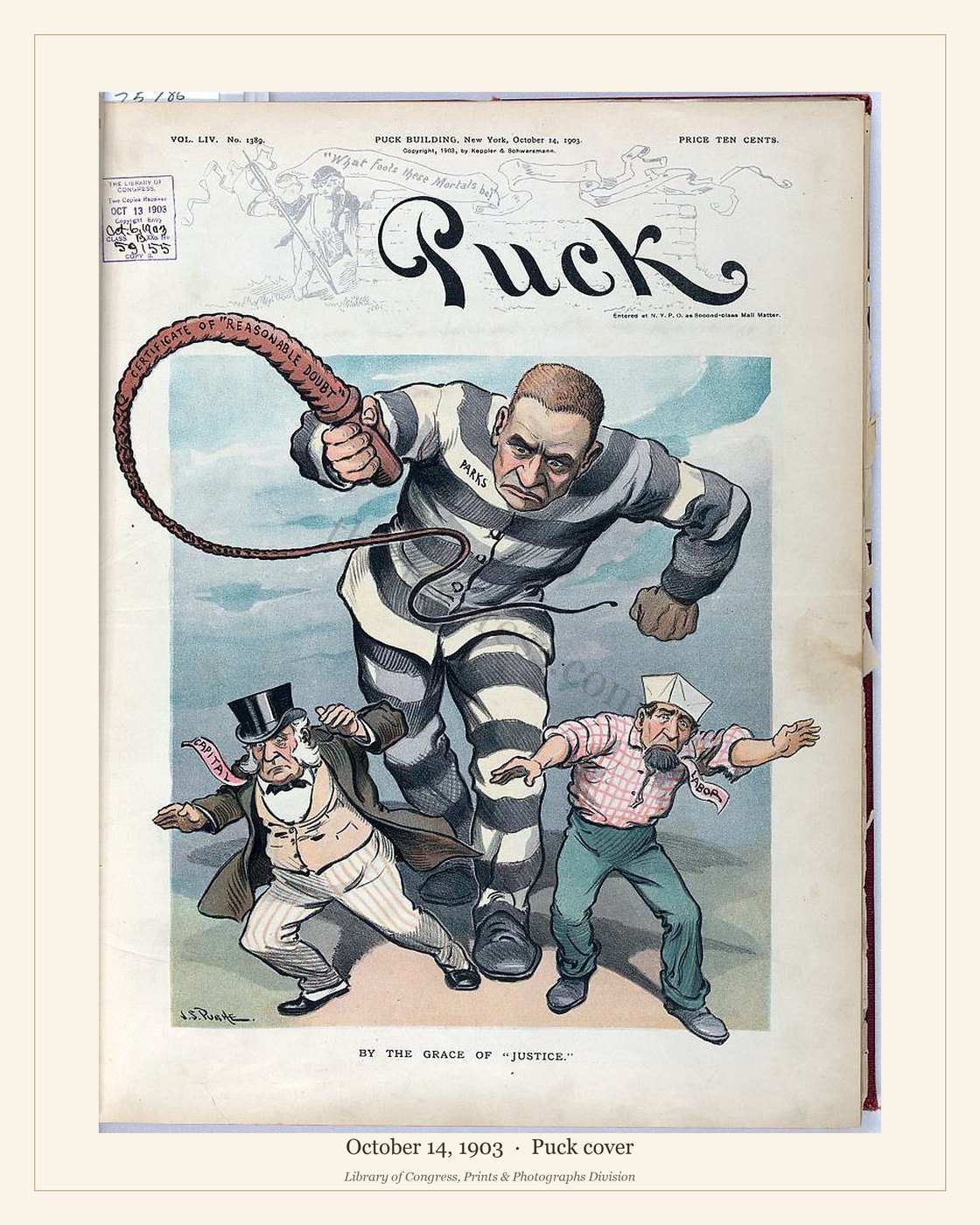 Puck cover — October 14, 1903 — watermarked preview