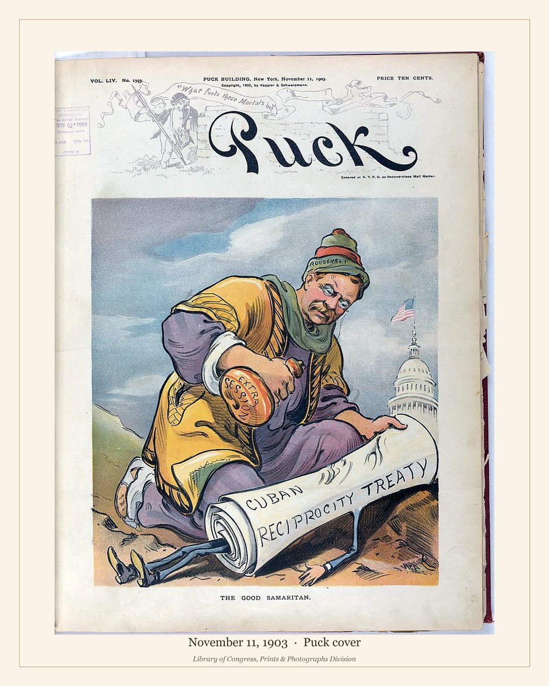 Puck cover — November 11, 1903 — watermarked preview