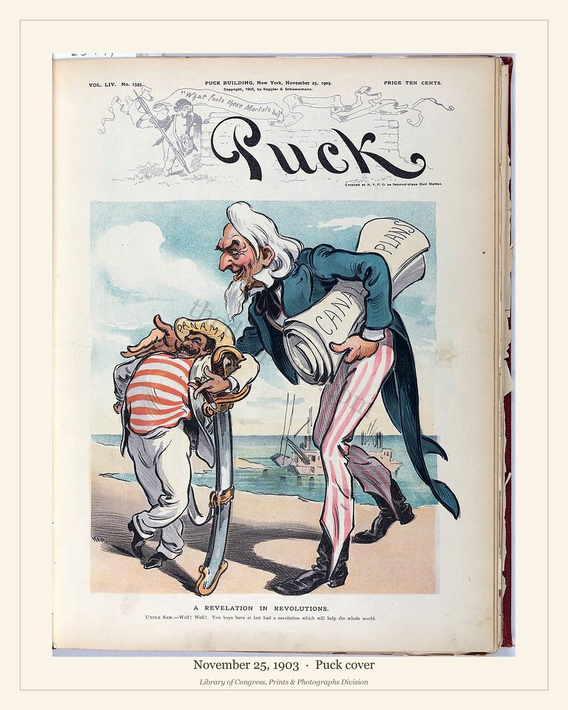 Puck cover — November 25, 1903 — watermarked preview