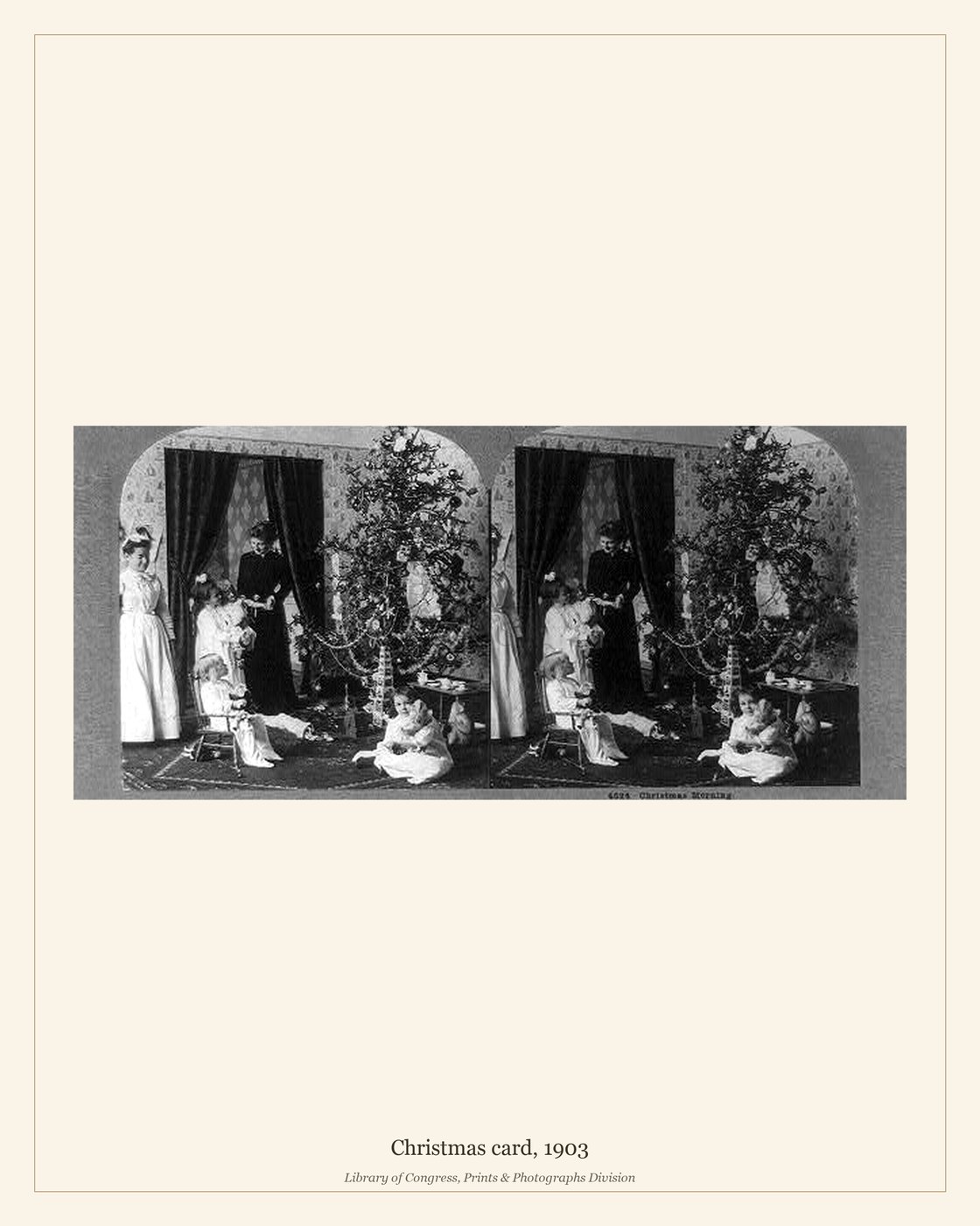 Christmas card, 1903 — watermarked preview