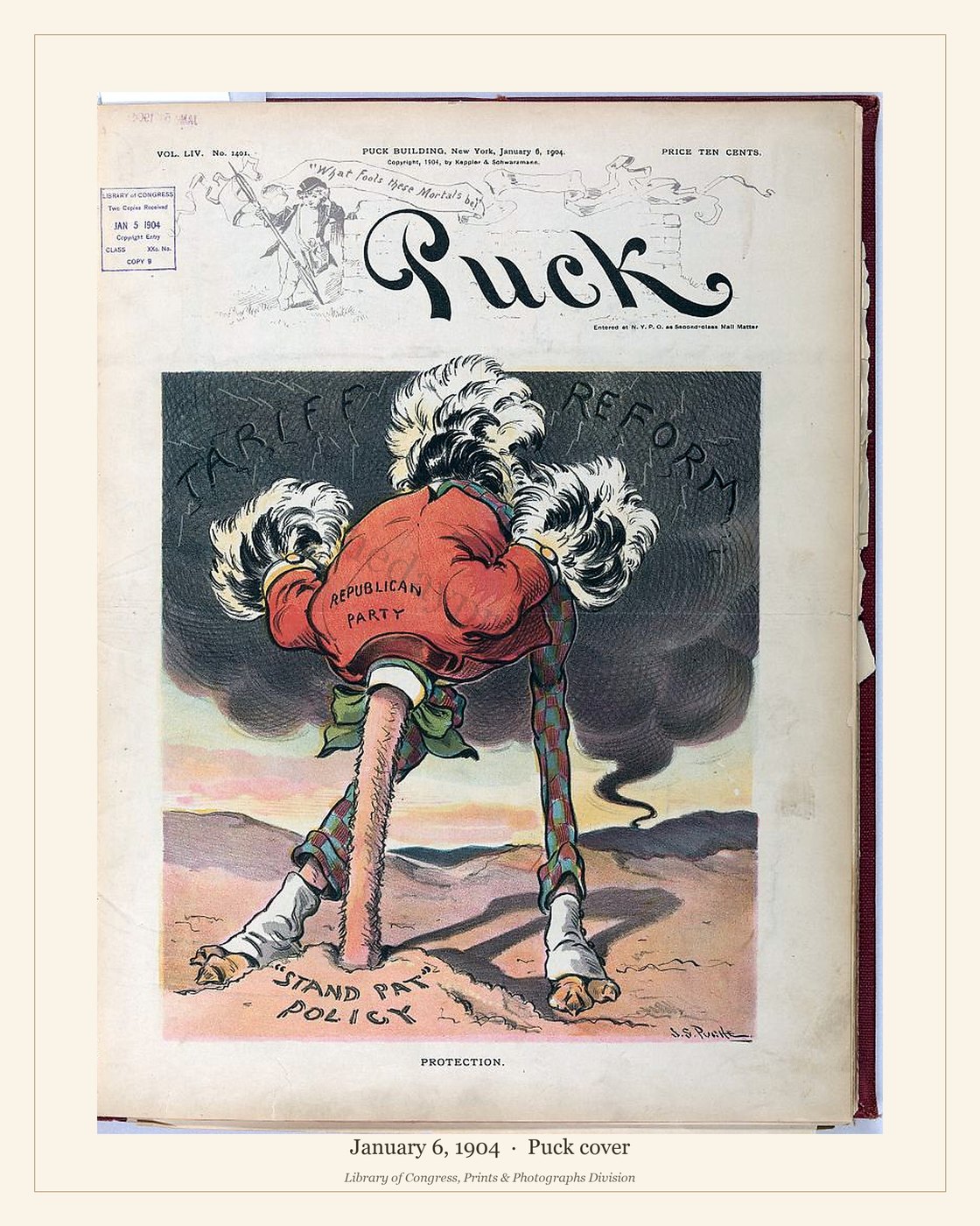 Puck cover — January 6, 1904 — watermarked preview