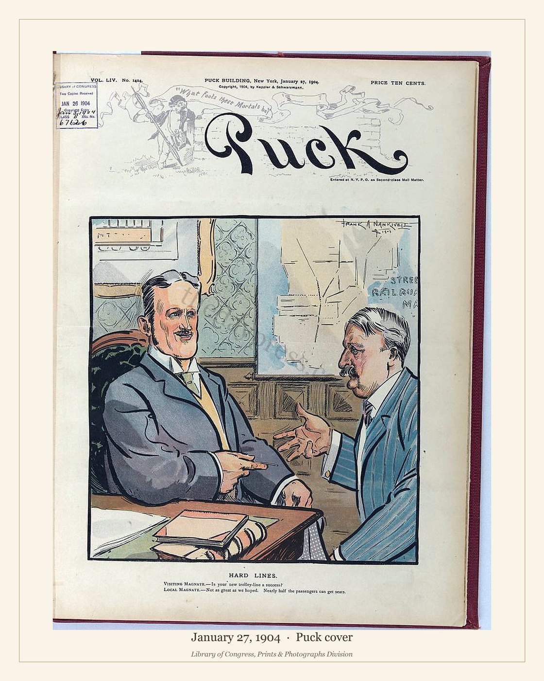 Puck cover — January 27, 1904 — watermarked preview