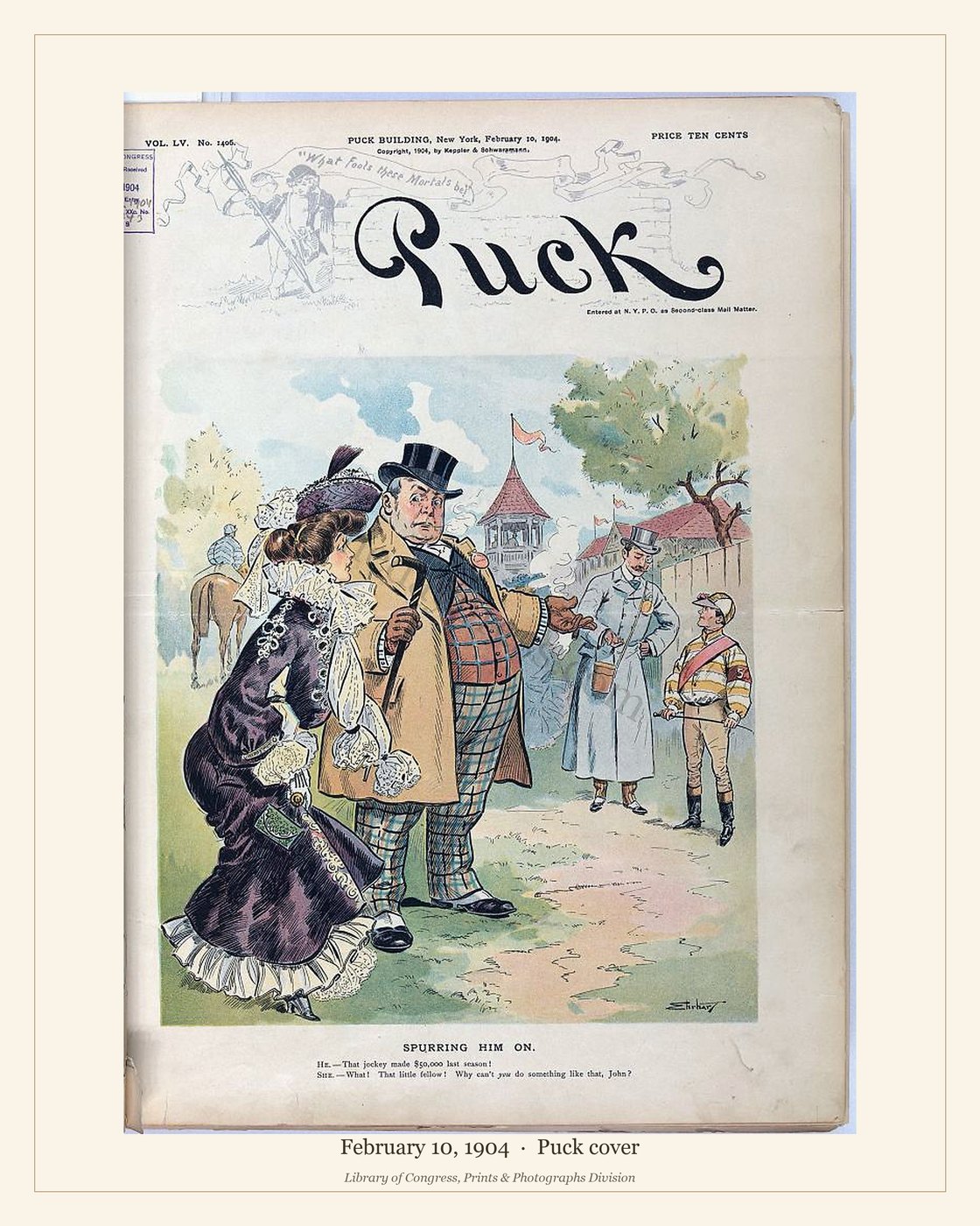 Puck cover — February 10, 1904 — watermarked preview