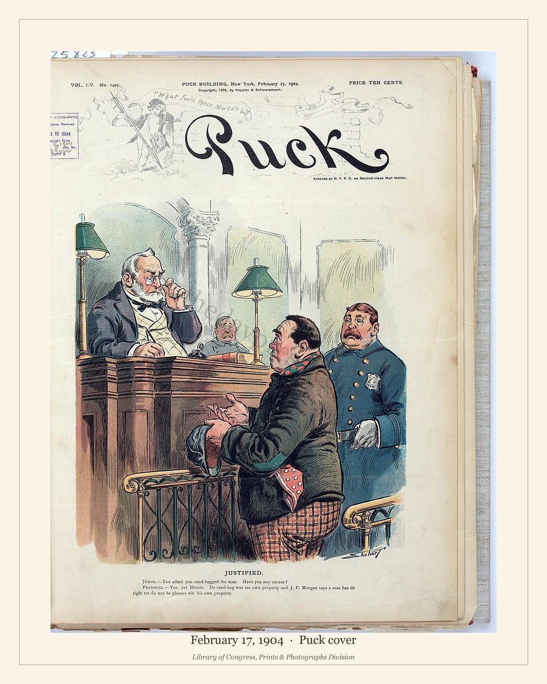 Puck cover — February 17, 1904 — watermarked preview