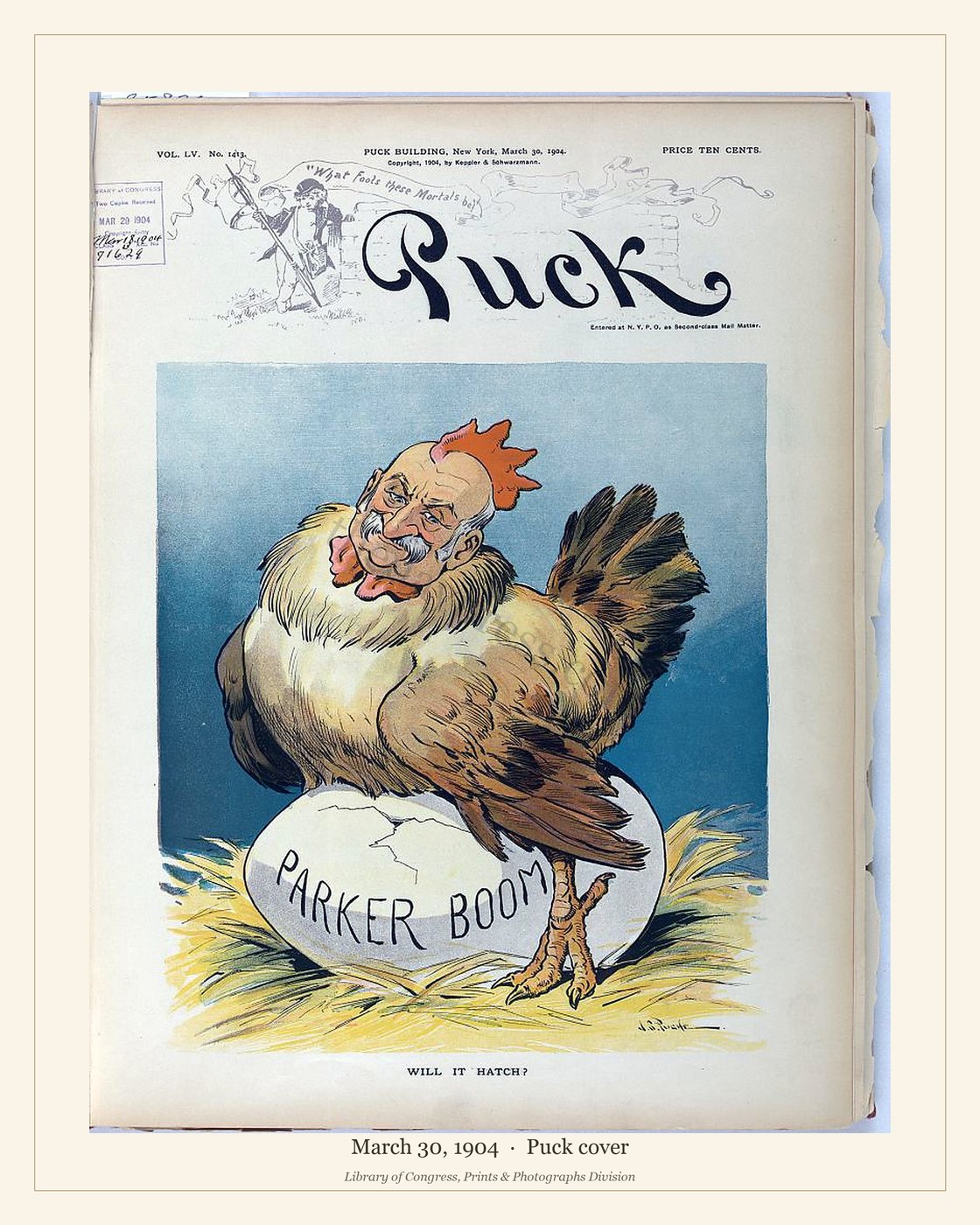 Puck cover — March 30, 1904 — watermarked preview