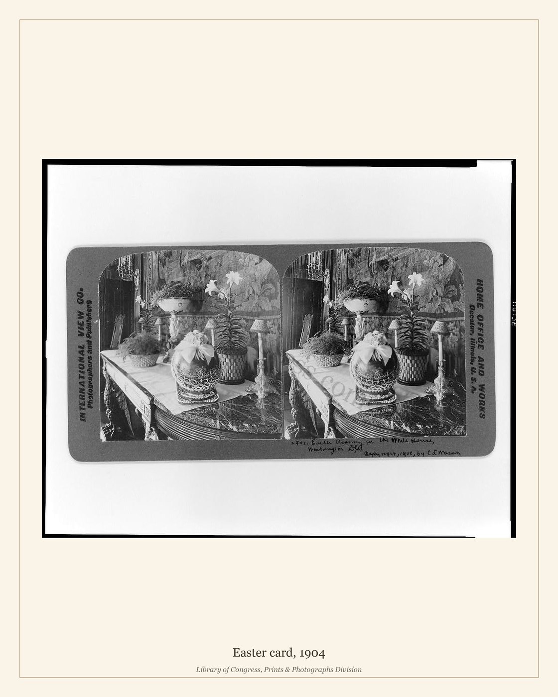 Easter card, 1904 — watermarked preview