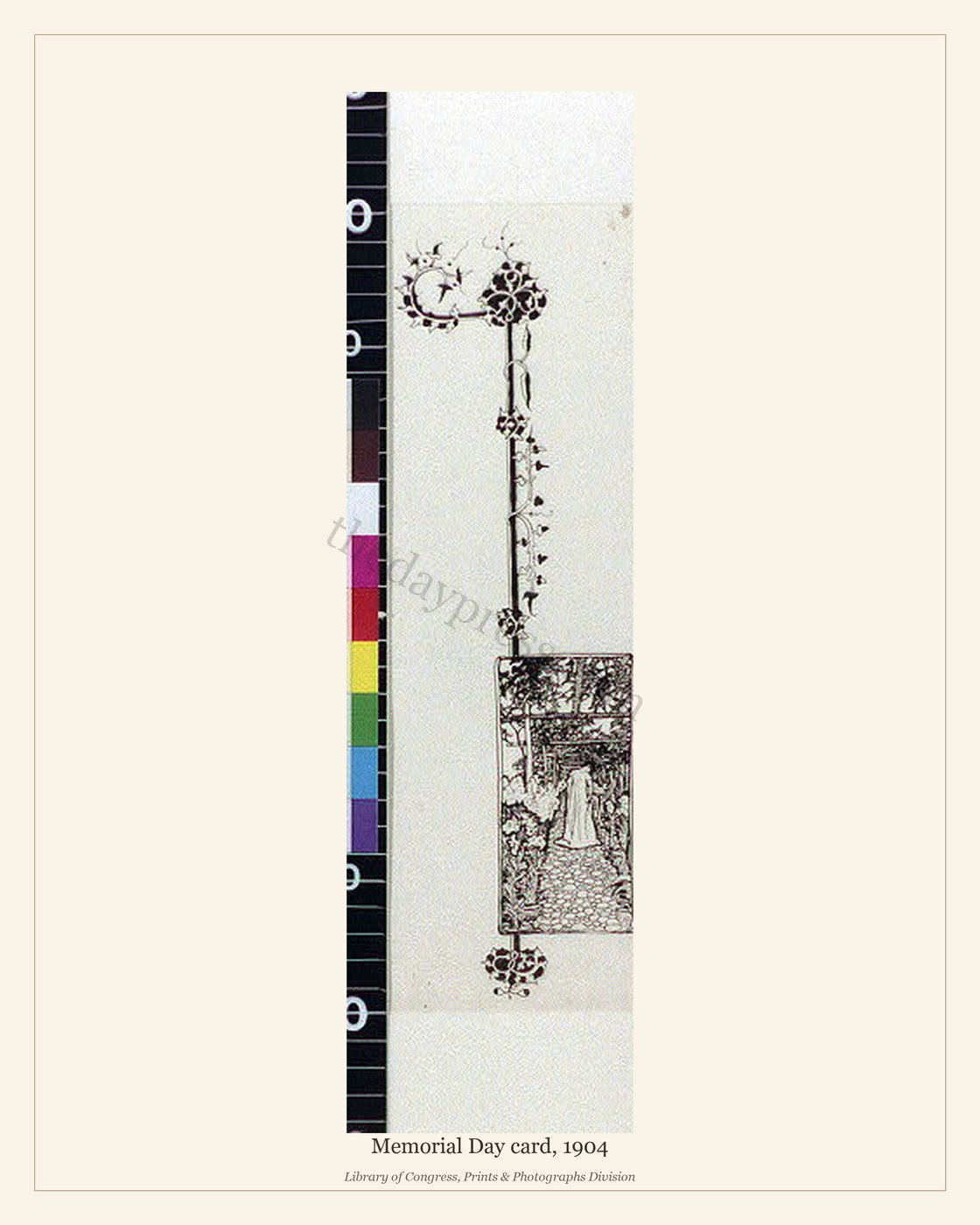 Memorial Day card, 1904 — watermarked preview