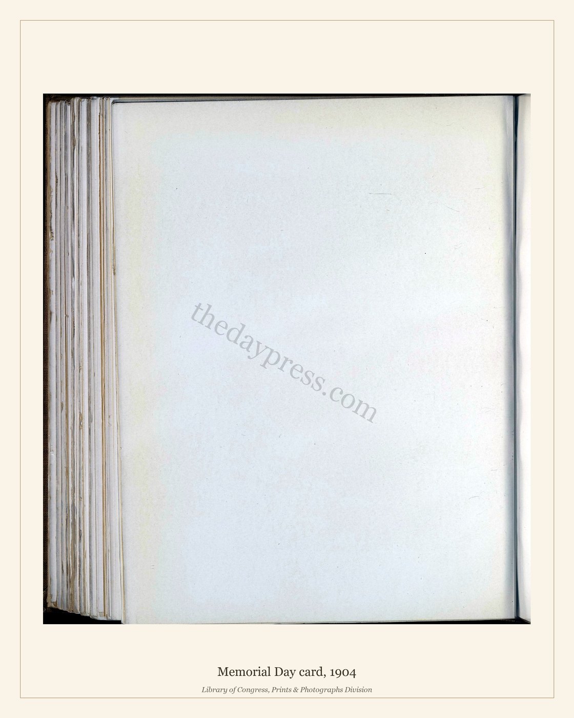 Memorial Day card, 1904 — watermarked preview