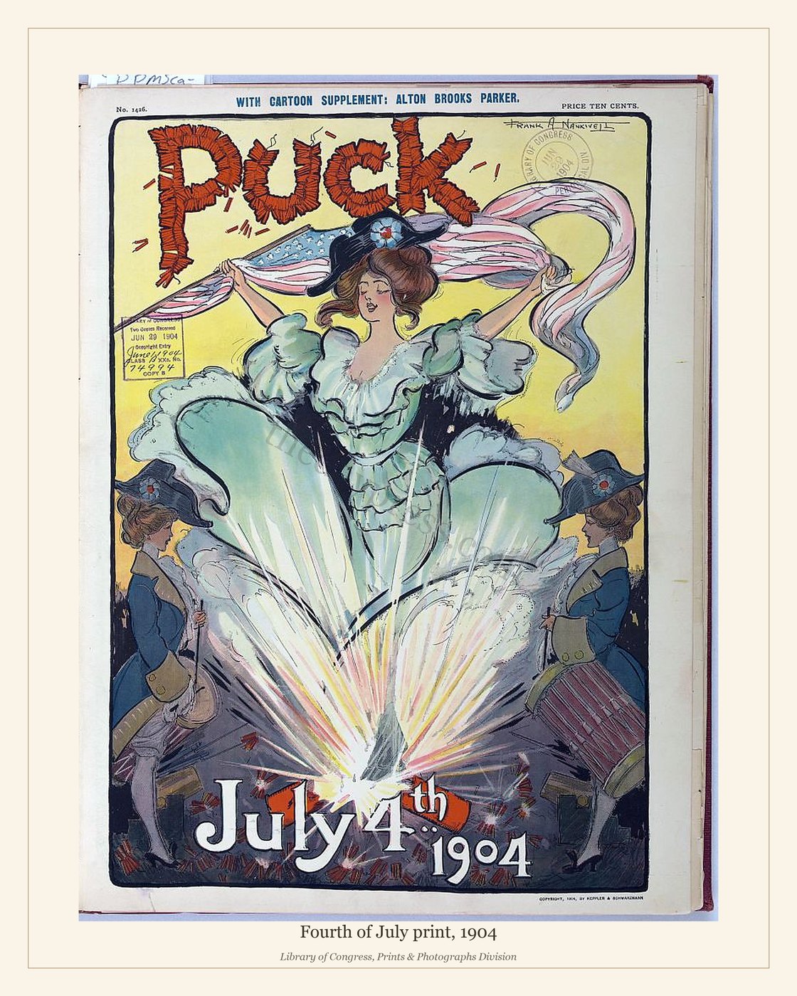 Fourth of July print, 1904 — watermarked preview