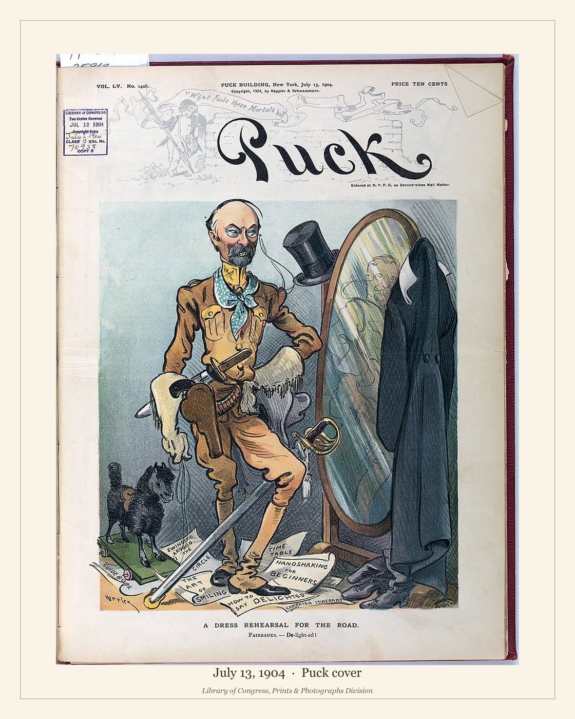 Puck cover — July 13, 1904 — watermarked preview