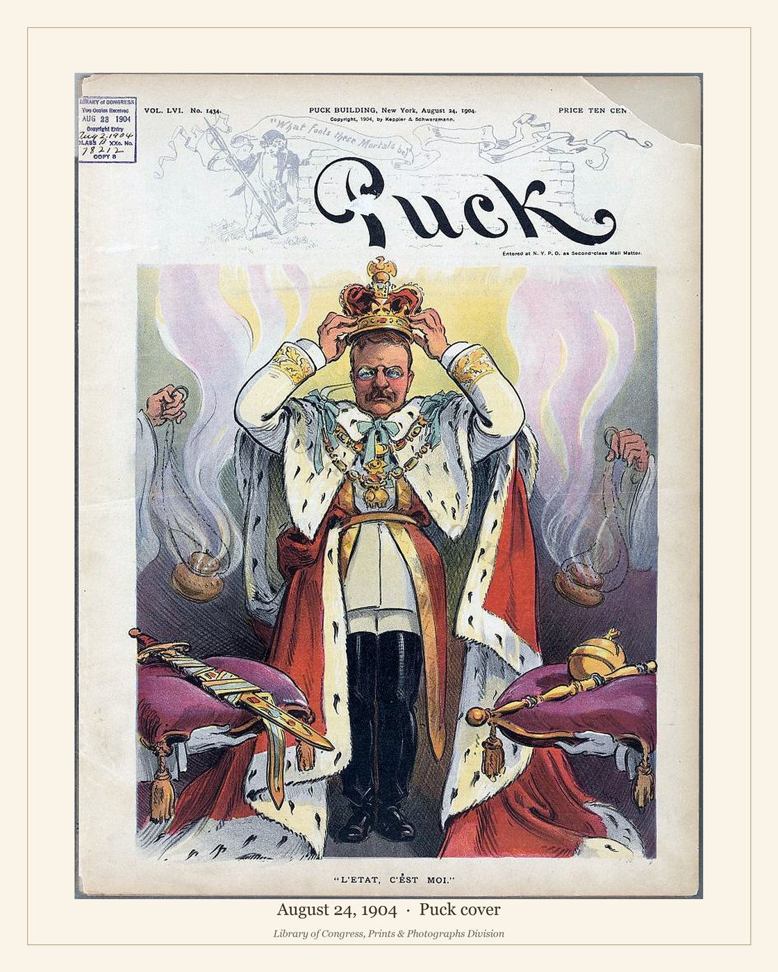 Puck cover — August 24, 1904 — watermarked preview