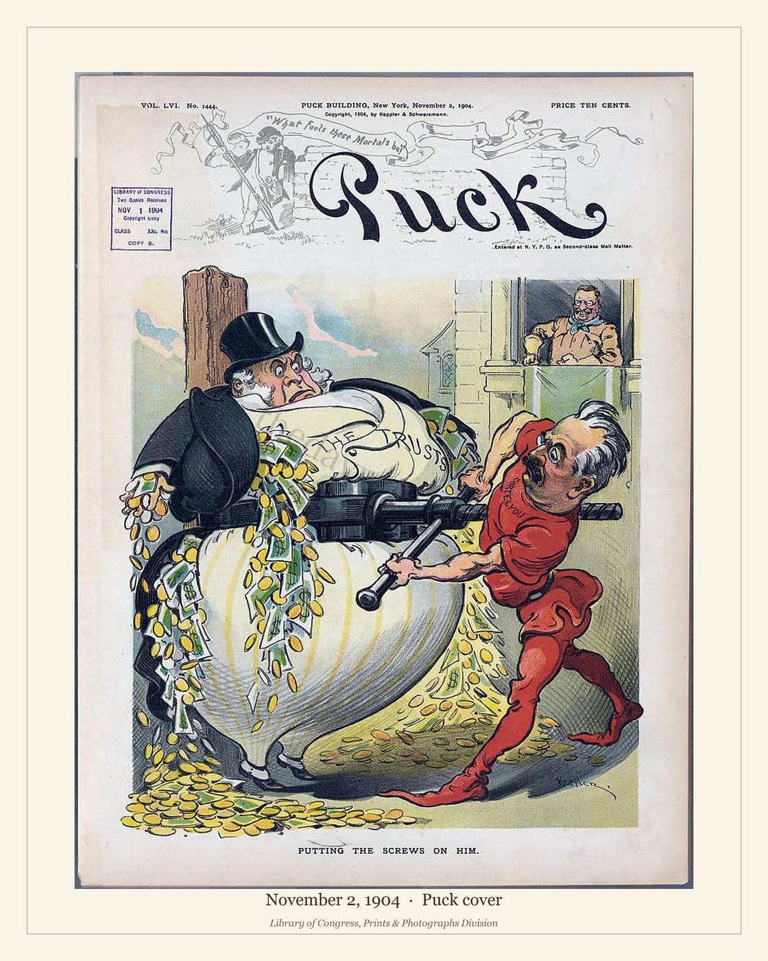 Puck cover — November 2, 1904 — watermarked preview