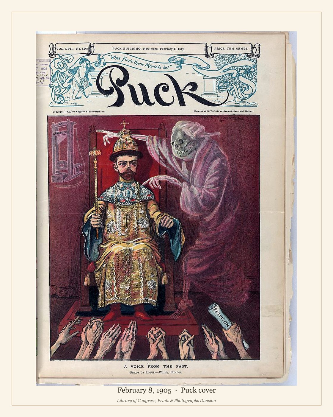 Puck cover — February 8, 1905 — watermarked preview
