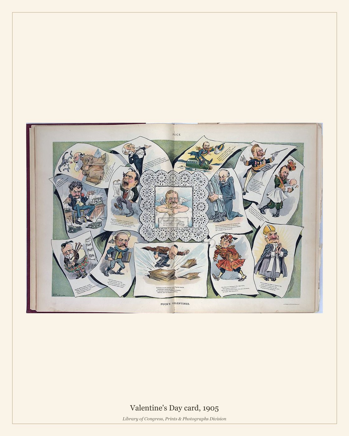 Valentine's Day card, 1905 — watermarked preview