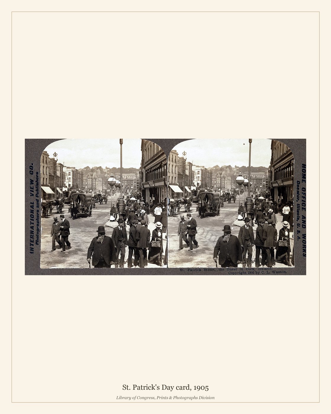 St. Patrick's Day card, 1905 — watermarked preview