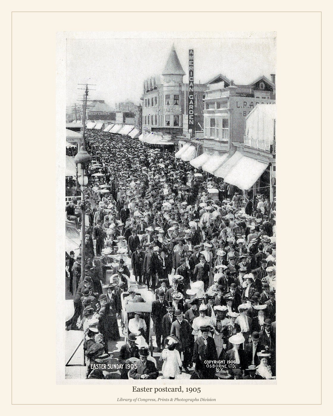 Easter postcard, 1905 — watermarked preview