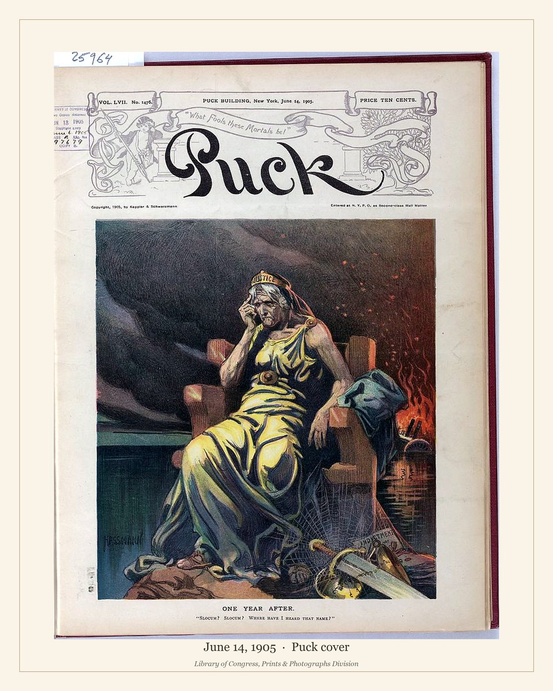 Puck cover — June 14, 1905 — watermarked preview
