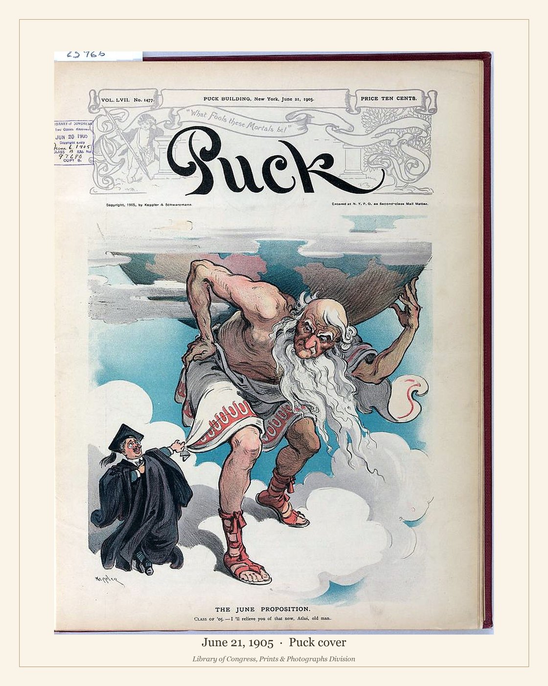 Puck cover — June 21, 1905 — watermarked preview