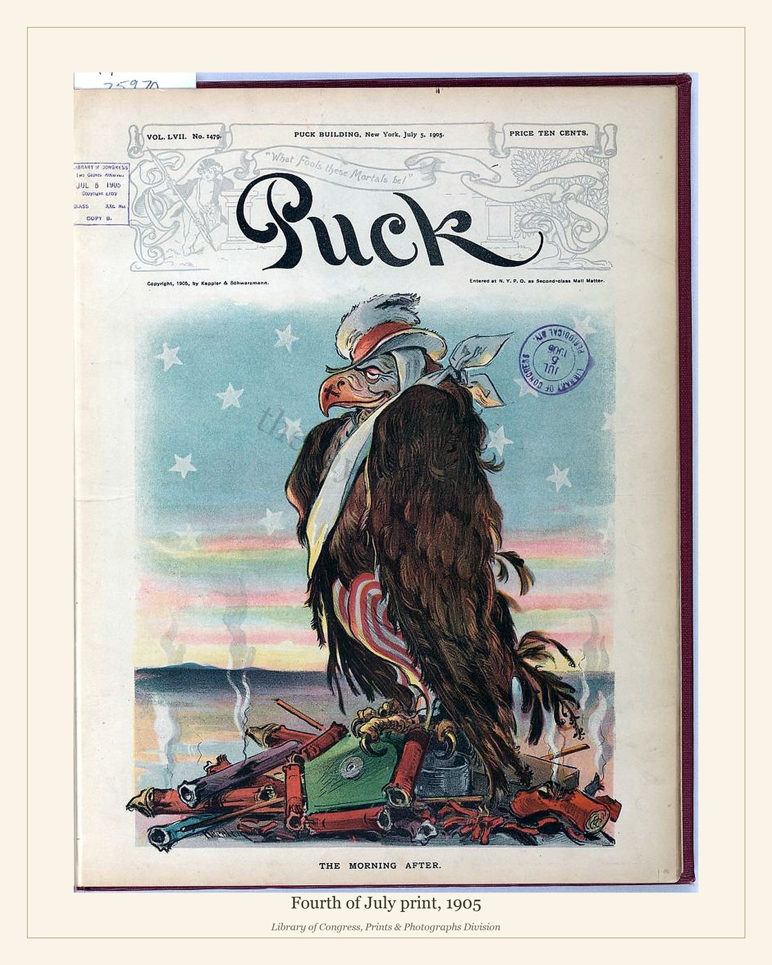 Fourth of July print, 1905 — watermarked preview