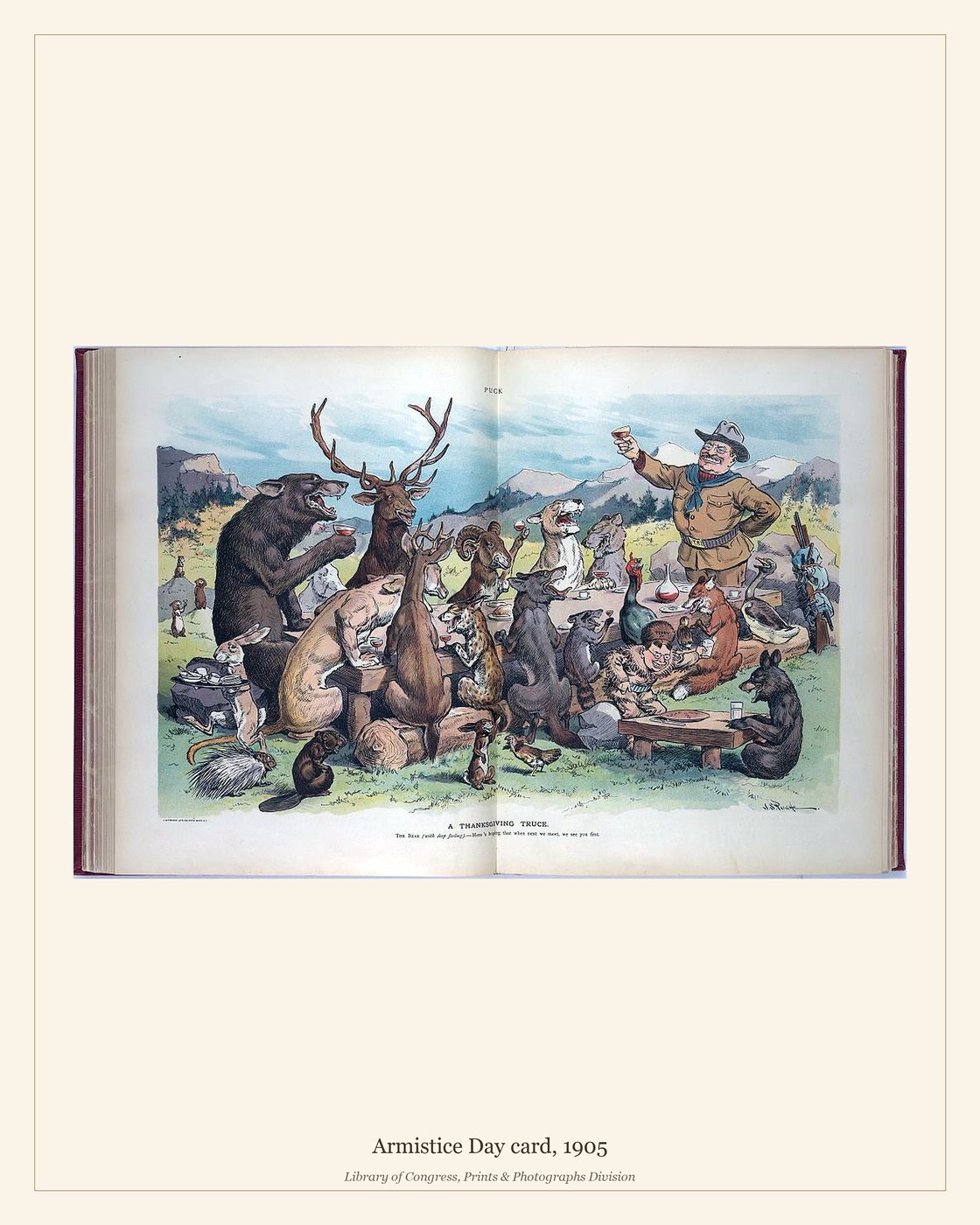 Armistice Day card, 1905 — watermarked preview