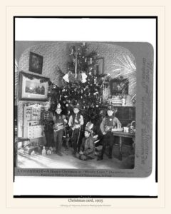 Christmas card, 1905