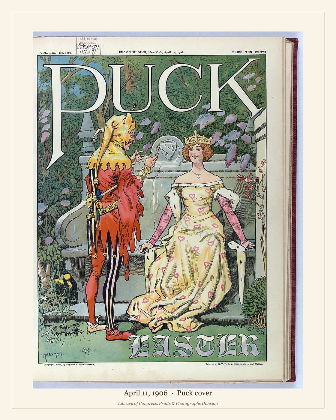 Puck cover — April 11, 1906 — watermarked preview