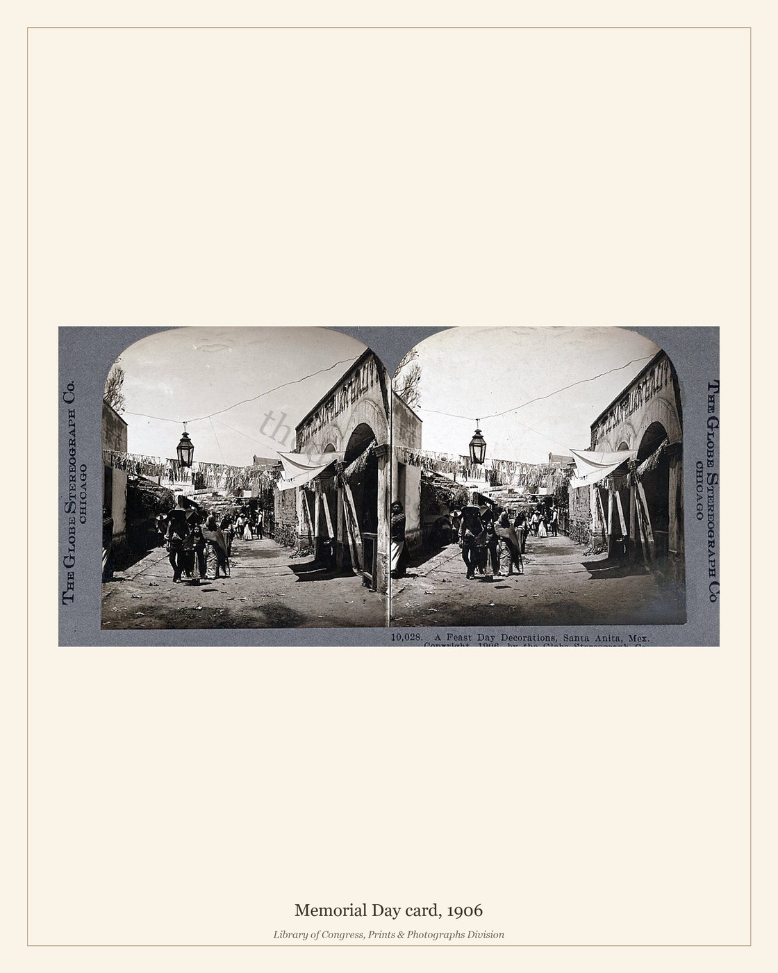 Memorial Day card, 1906 — watermarked preview