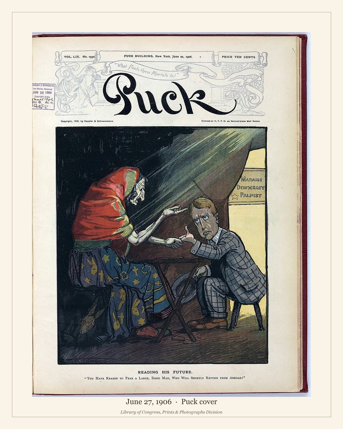 Puck cover — June 27, 1906 — watermarked preview