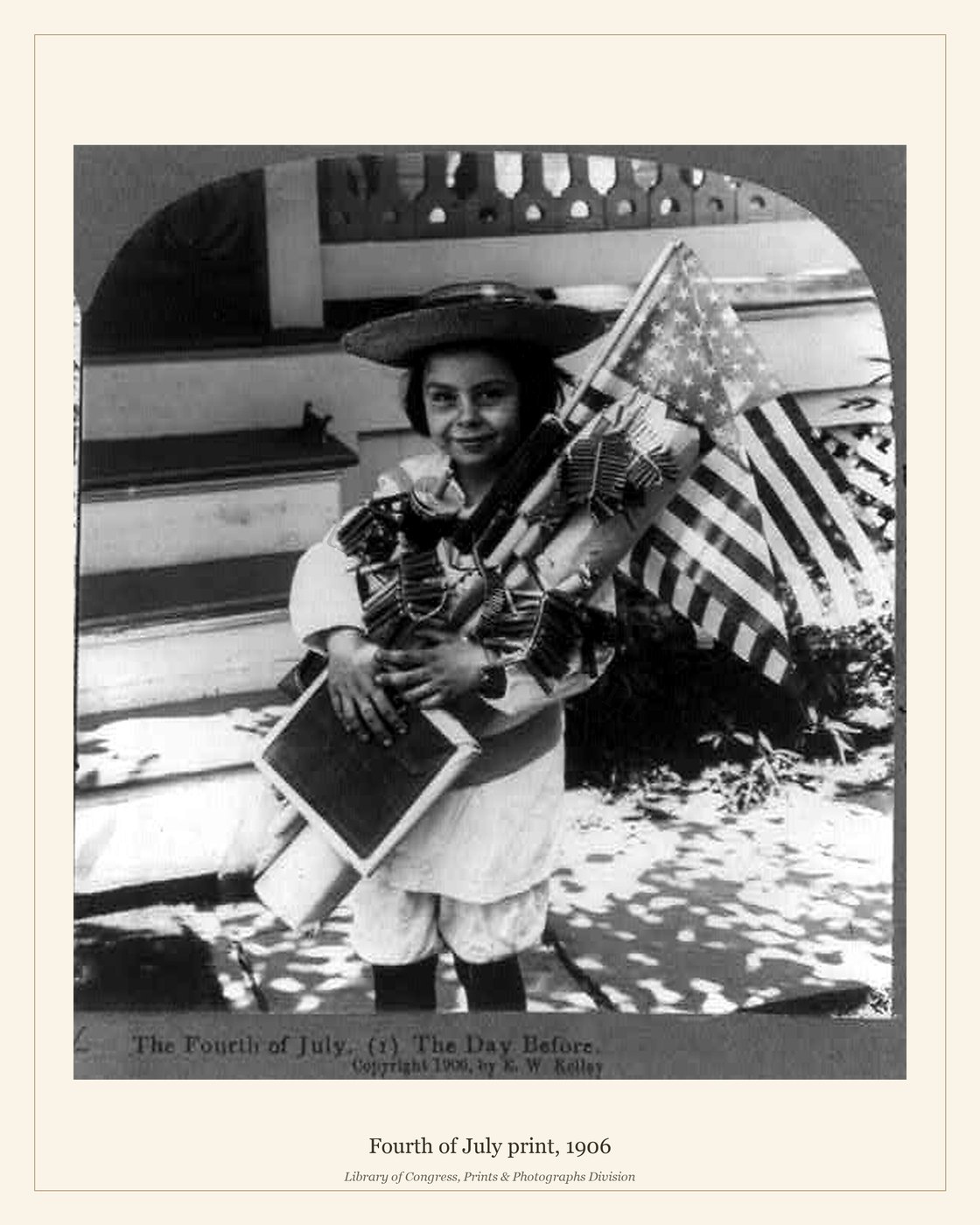 Fourth of July print, 1906 — watermarked preview