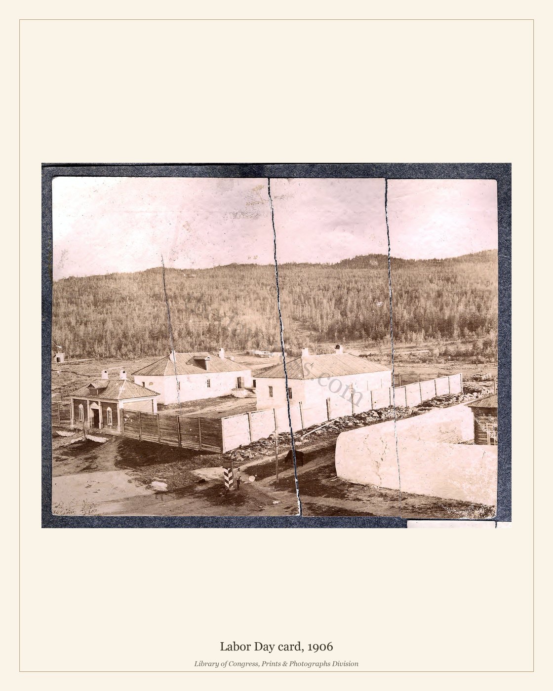 Labor Day card, 1906 — watermarked preview