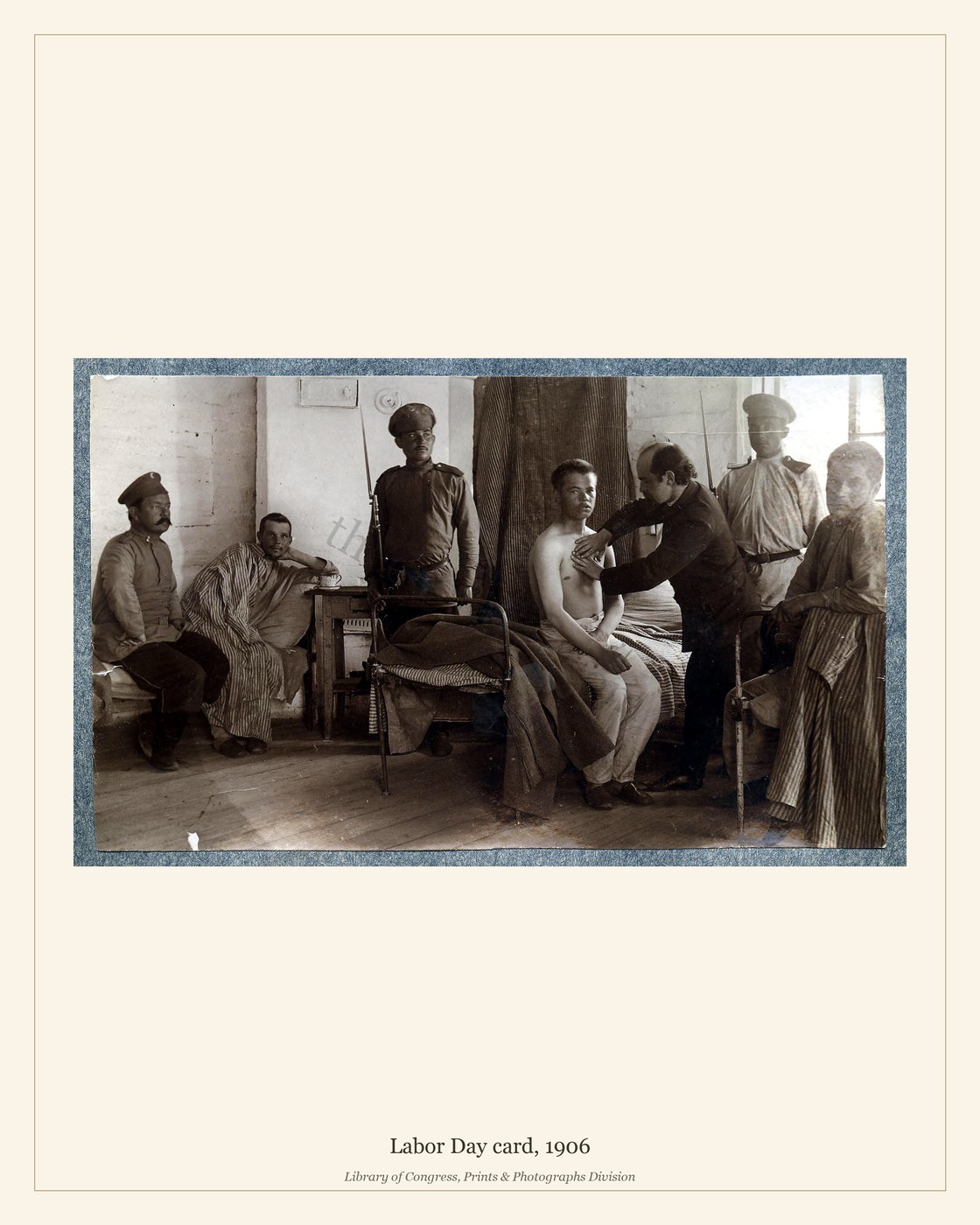 Labor Day card, 1906 — watermarked preview