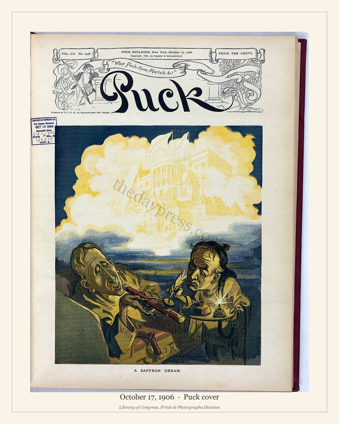 Puck cover — October 17, 1906 — watermarked preview