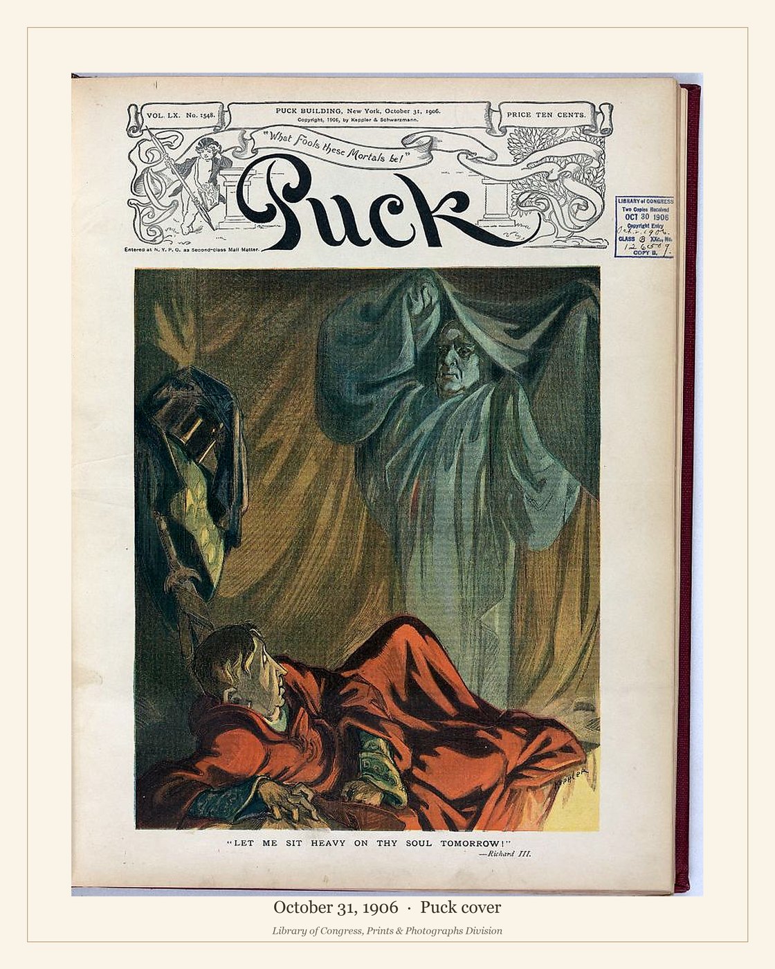 Puck cover — October 31, 1906 — watermarked preview