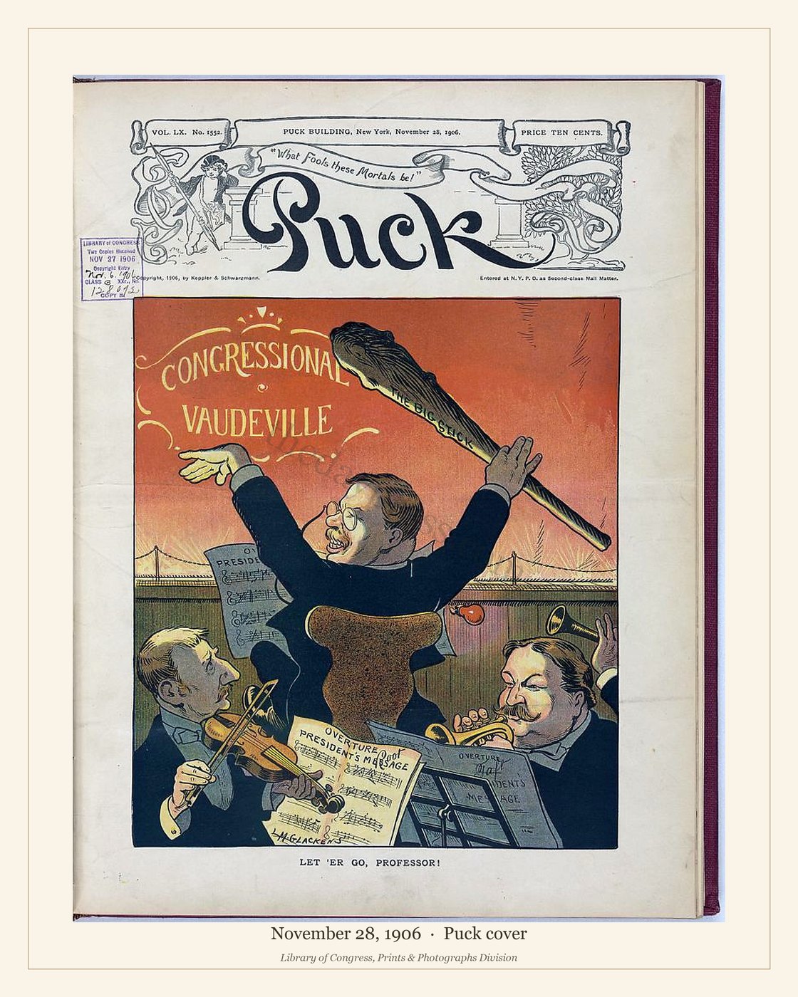 Puck cover — November 28, 1906 — watermarked preview