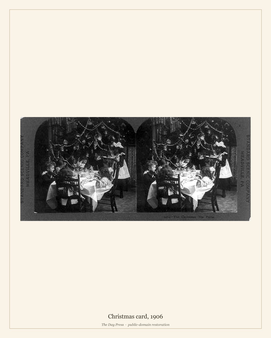 Christmas card, 1906