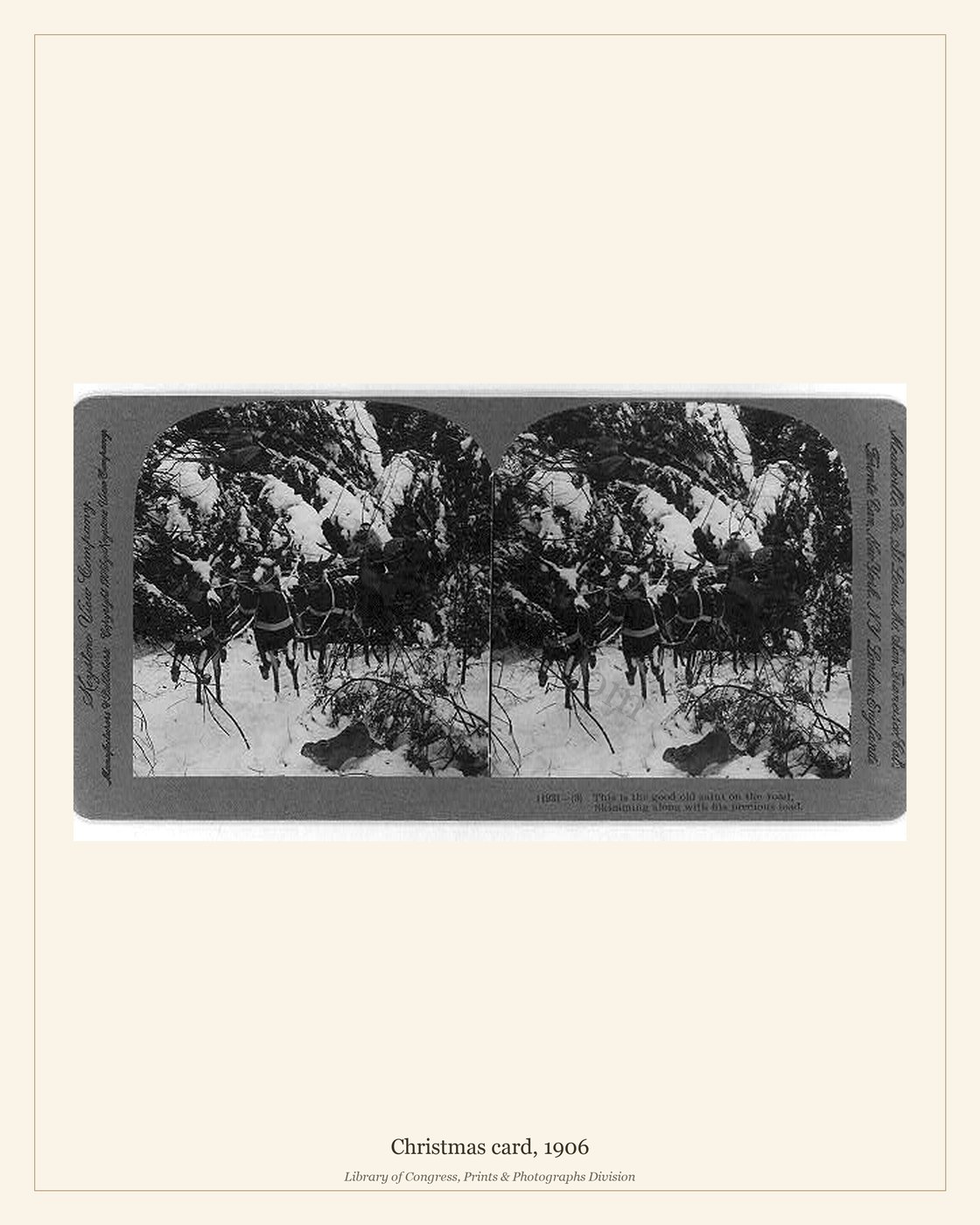Christmas card, 1906 — watermarked preview