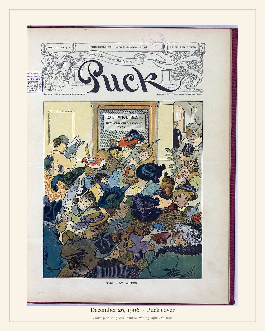 Puck cover — December 26, 1906 — watermarked preview