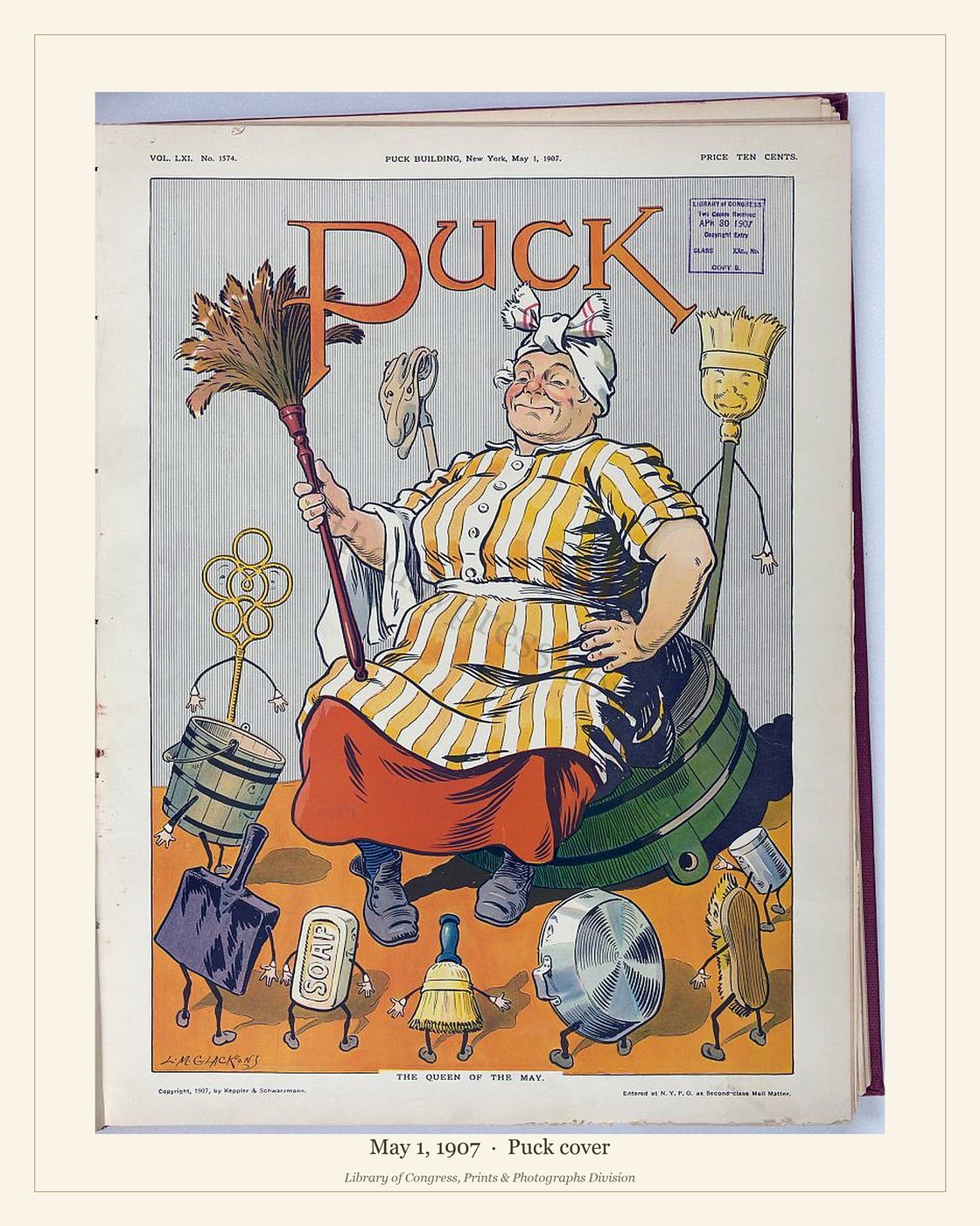 Puck cover — May 1, 1907 — watermarked preview