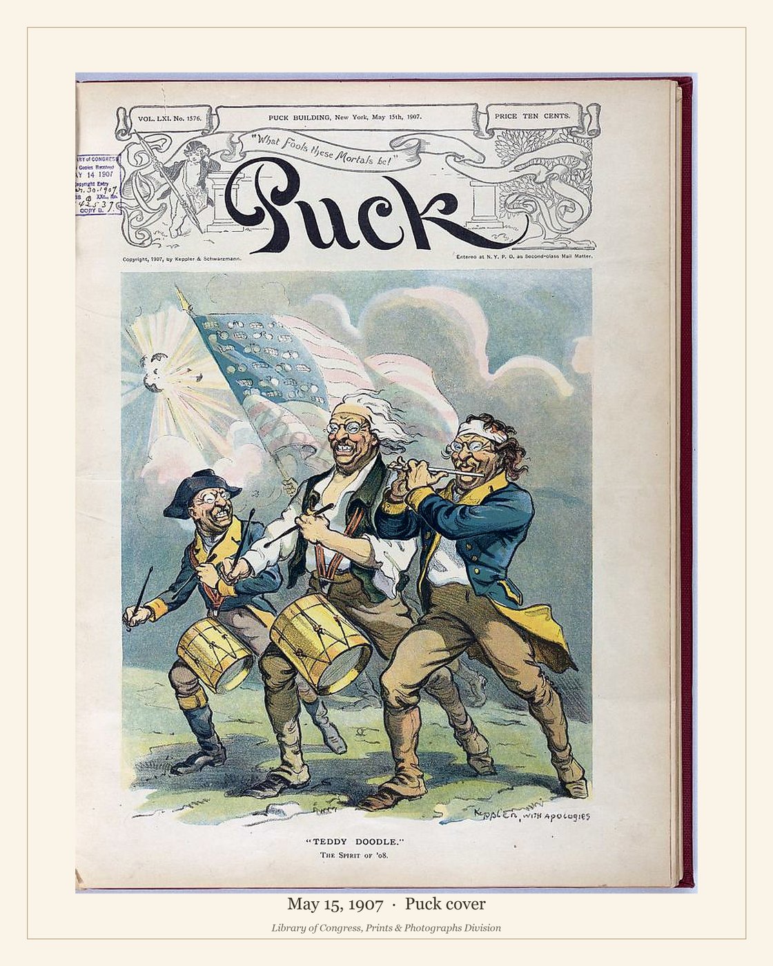 Puck cover — May 15, 1907 — watermarked preview