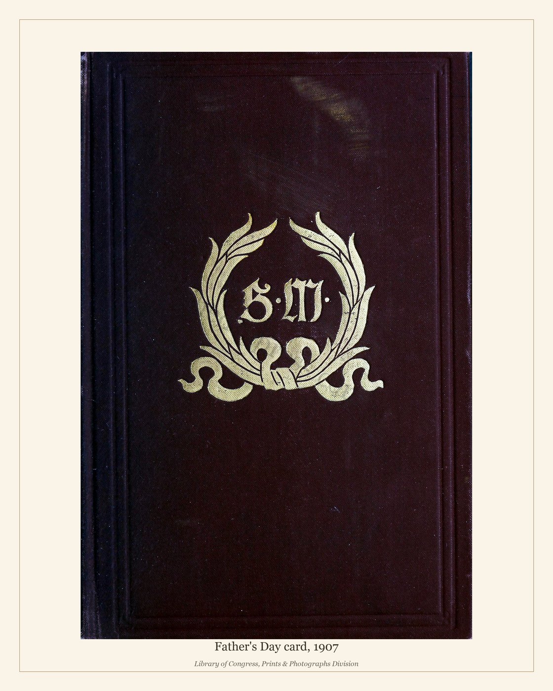 Father's Day card, 1907 — watermarked preview