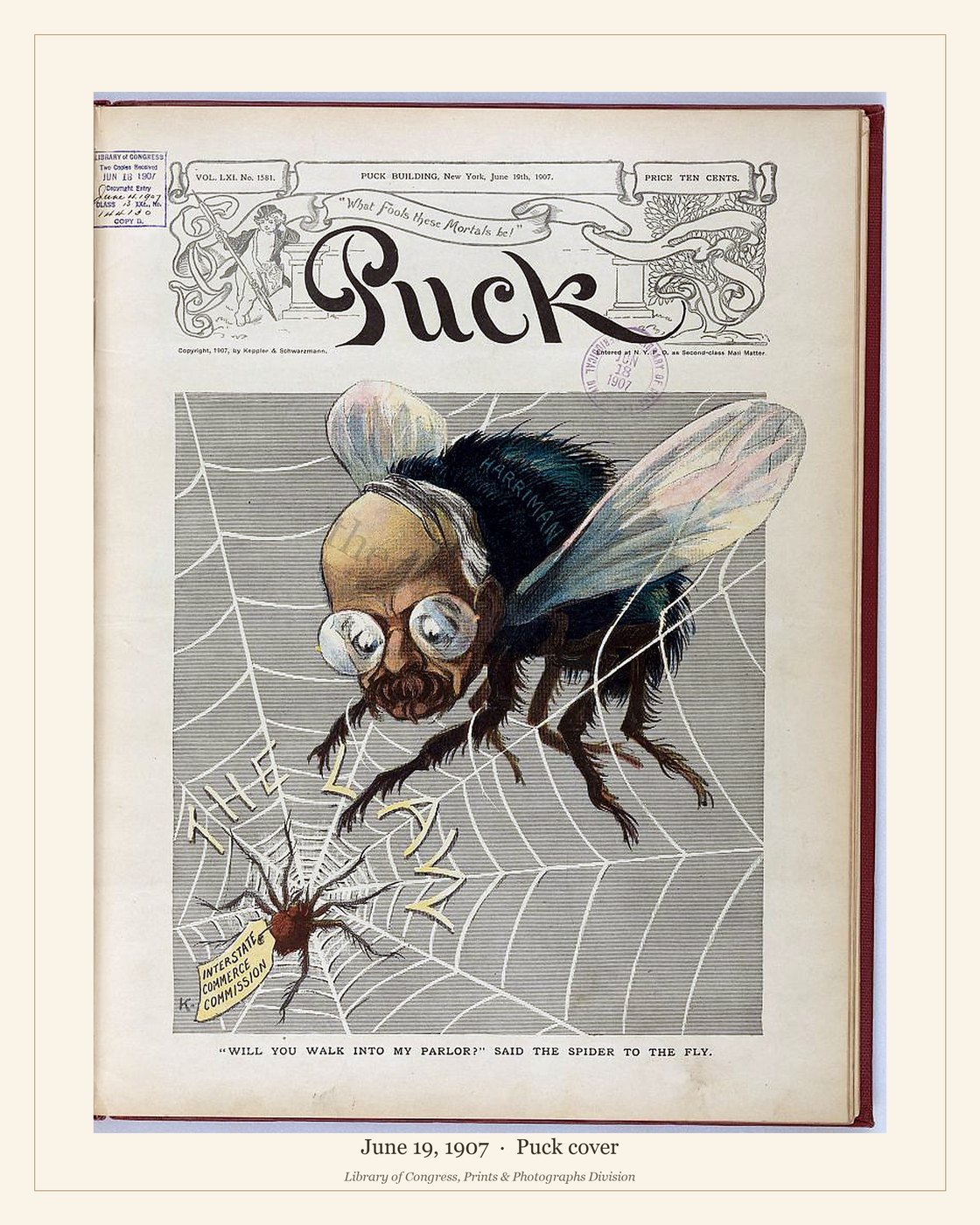 Puck cover — June 19, 1907 — watermarked preview