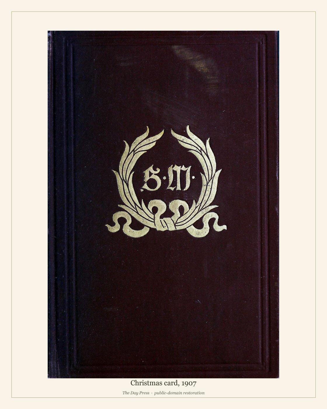 Christmas card, 1907