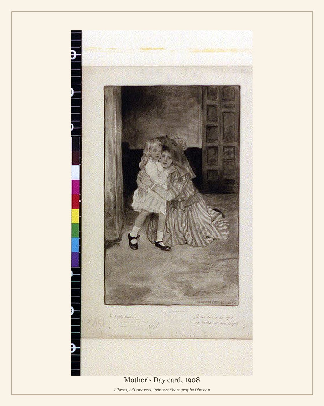 Mother's Day card, 1908 — watermarked preview