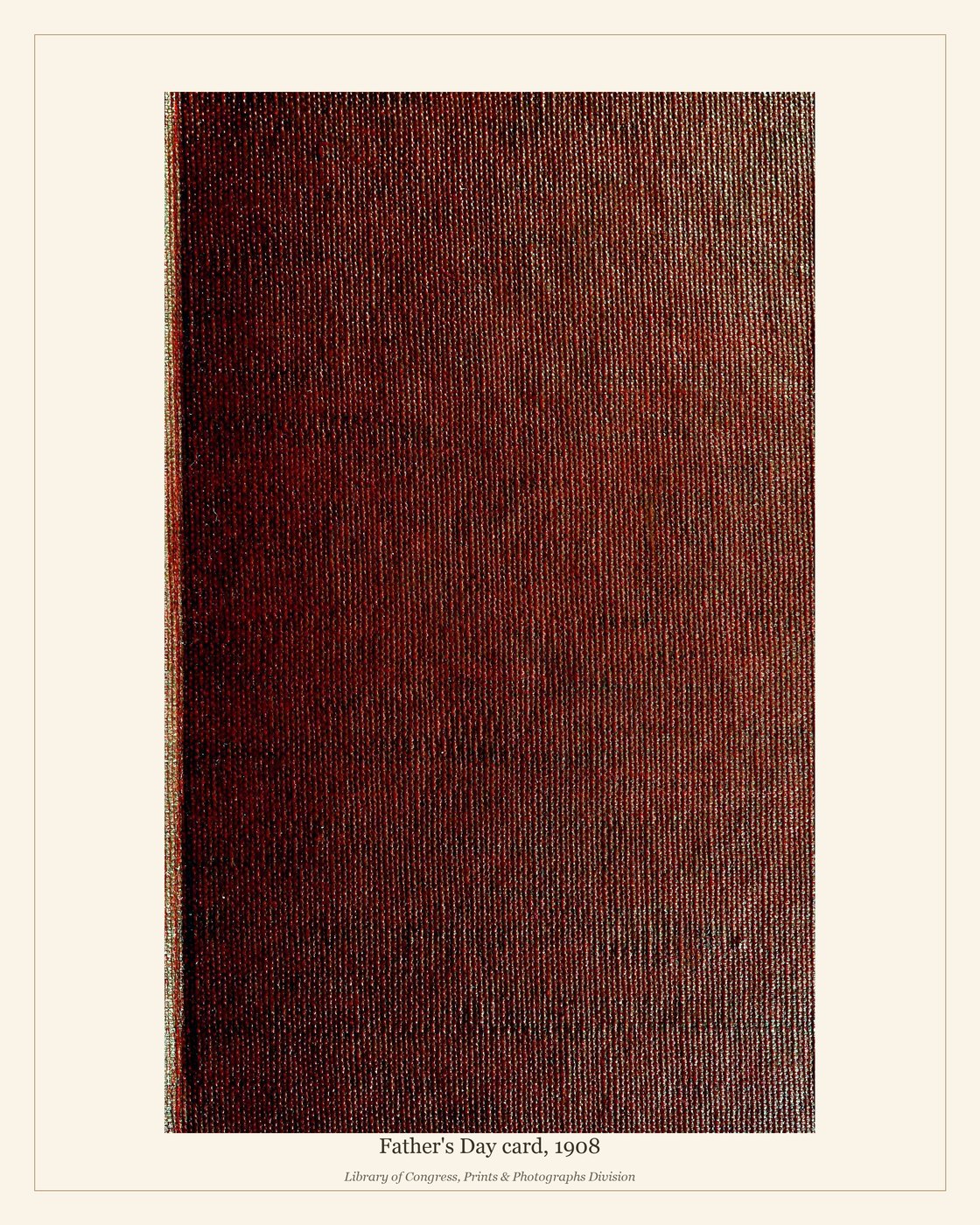 Father's Day card, 1908 — watermarked preview